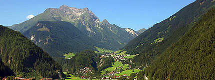 Blick auf Finkenberg