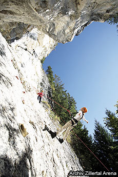 Klettersteig am Gerlosstein
